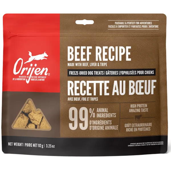 Orijen Beef Recipe Freeze-Dried Dog Treats