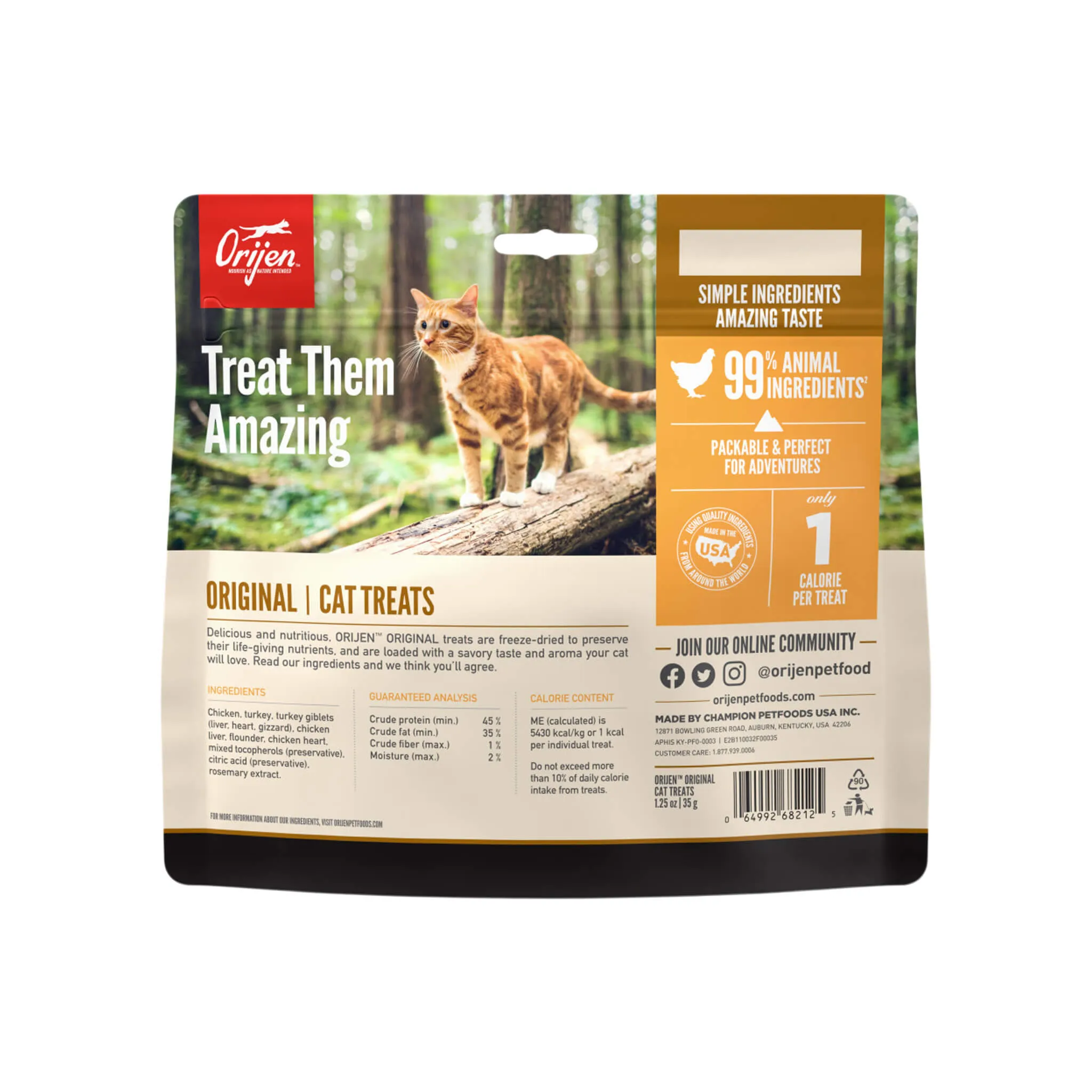 Orijen Freeze Dried Cat Treats