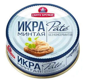 Pasteurized pollock caviar "Pate" 90g