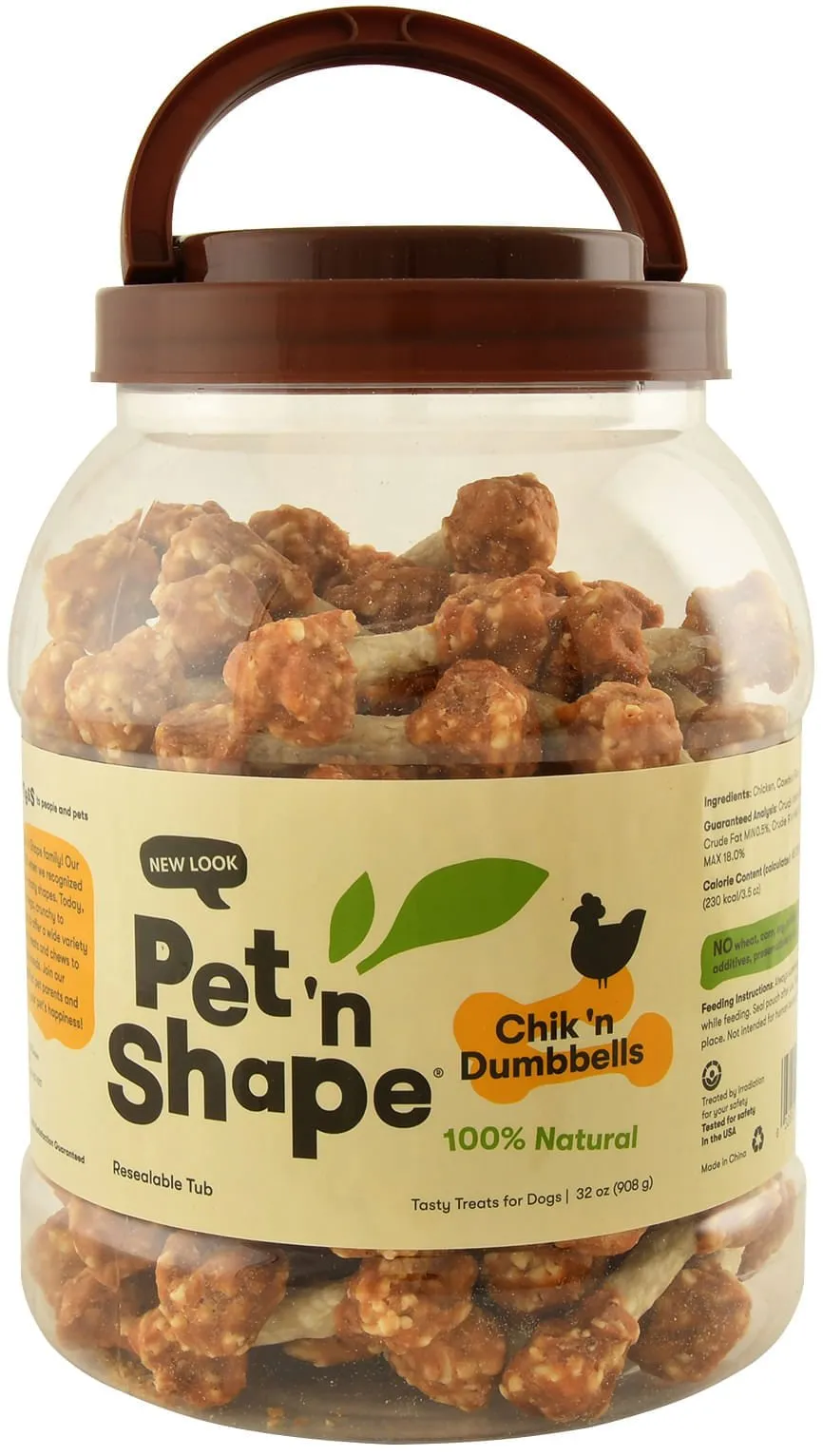 Pet 'n Shape Chik 'n Rice Dumbbells