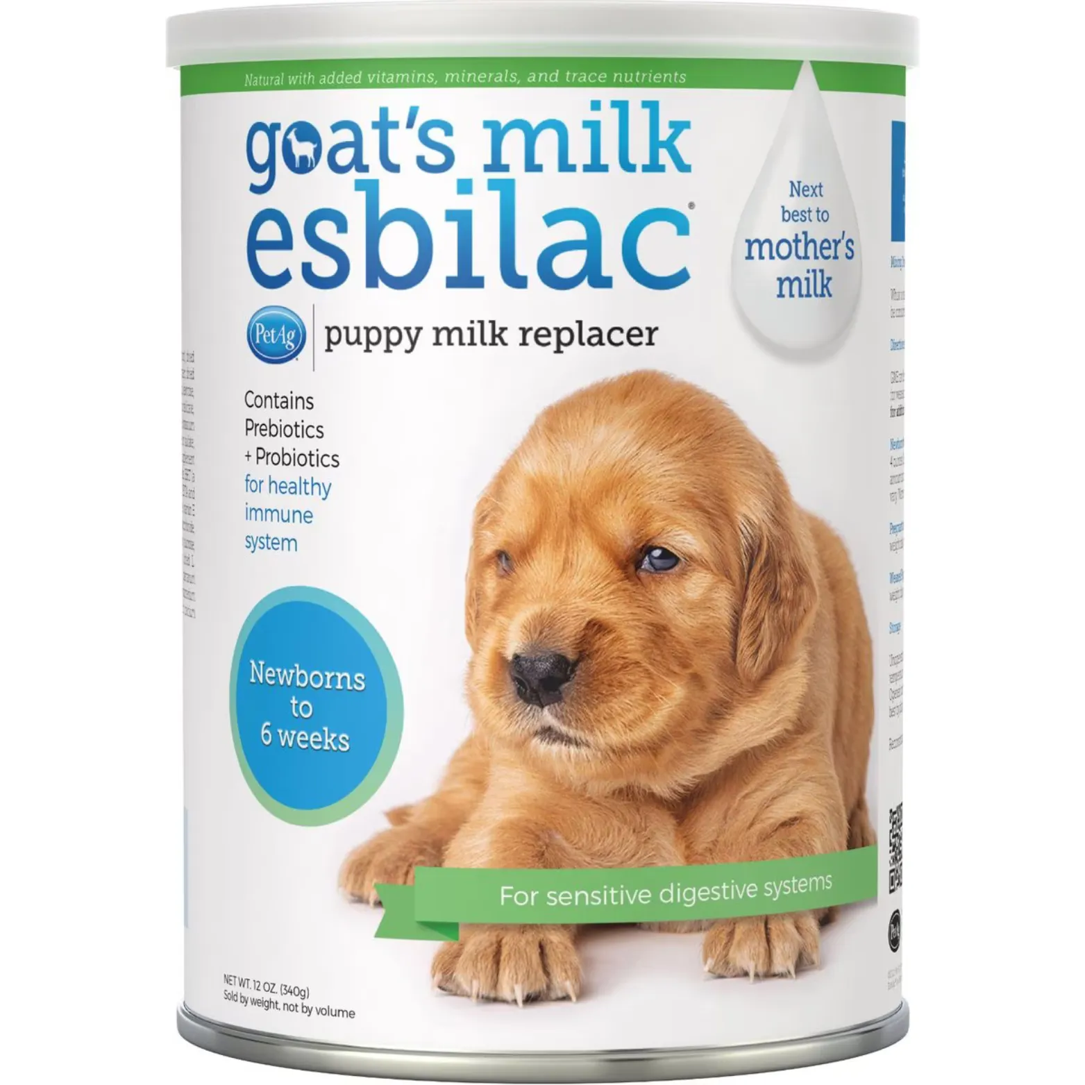 PetAg® Goat’s Milk Esbilac Powder for Puppies 12oz