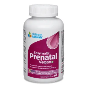 Platinum Naturals EasyMulti Prenatal VEGAN (60 VLcaps)