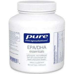 Pure Encapsulations EPA/DHA Essentials 180 Softgel Caps