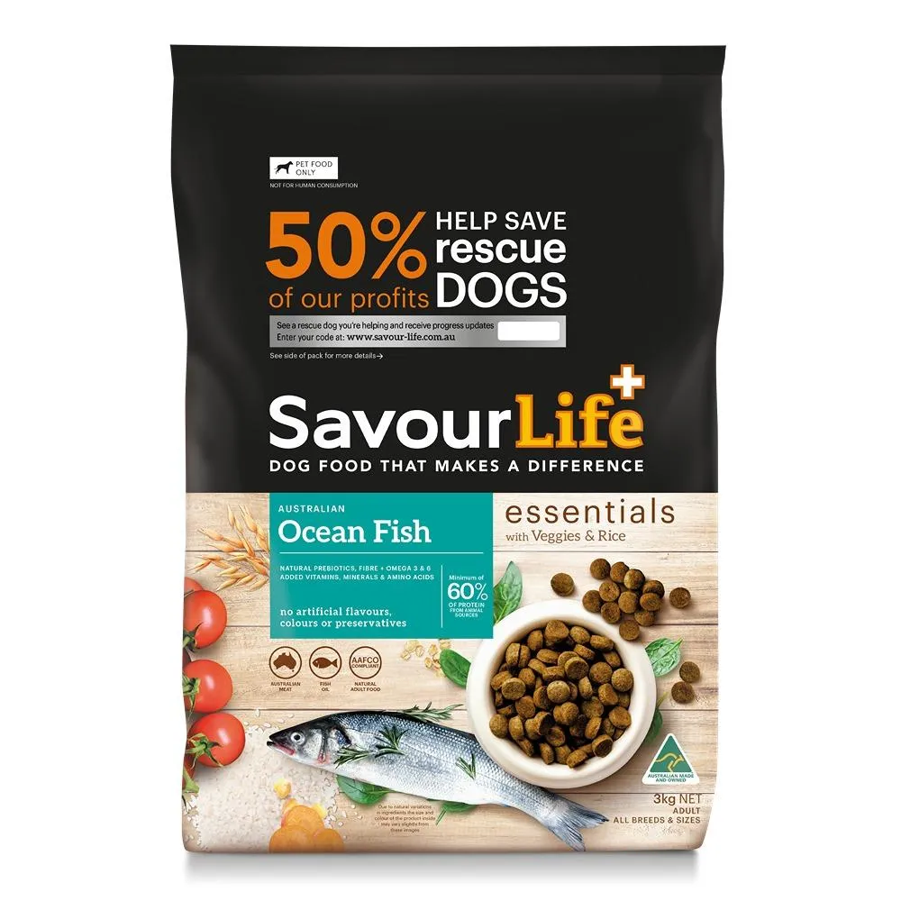 Savourlife Essentials Adult Ocean Fish Dry Dog Food