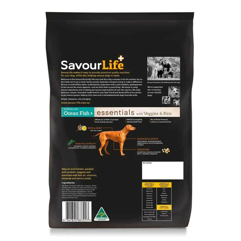 Savourlife Essentials Adult Ocean Fish Dry Dog Food