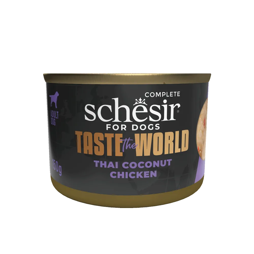 Schesir Dog Taste The World Thai Coconut Chicken 150g