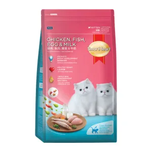 SmartHeart Cat Kitten Chicken Fish Egg & Milk 1.1kg