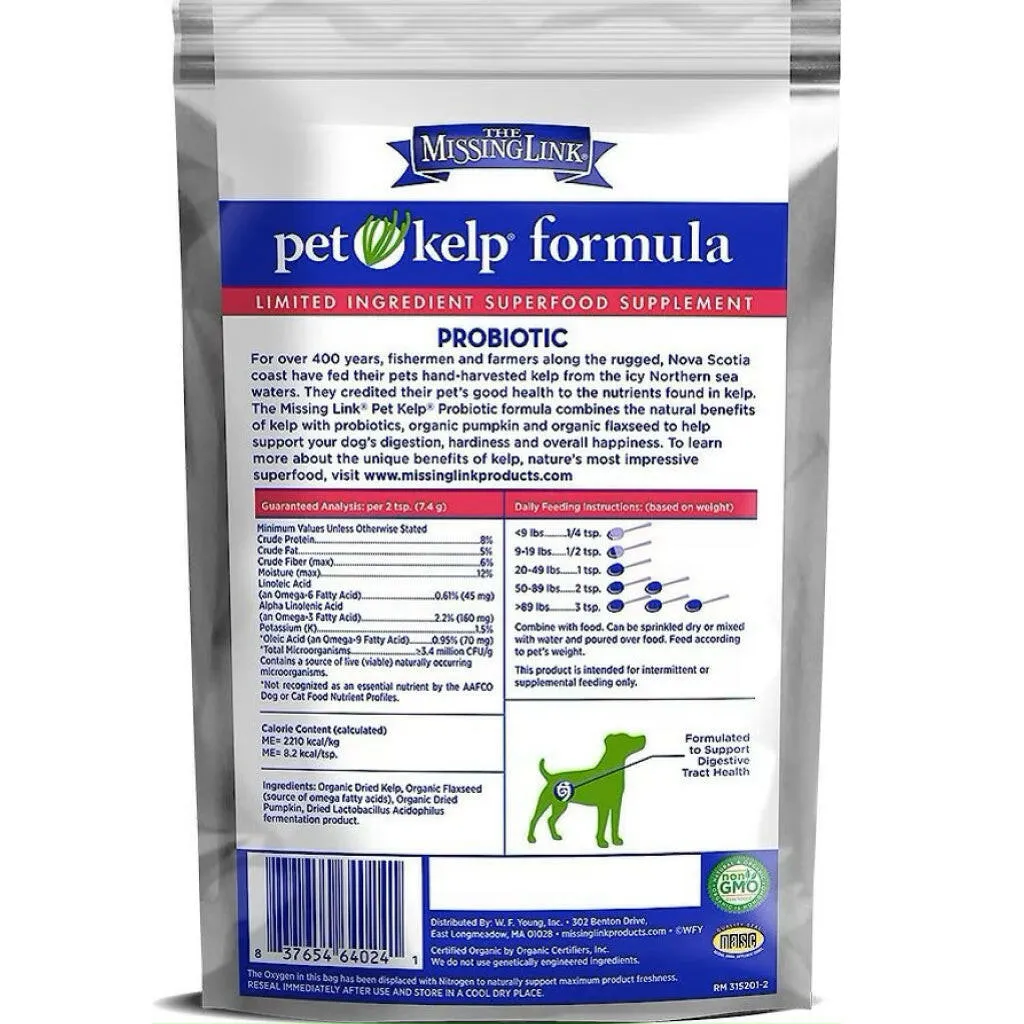 The Missing Link Pet Kelp Probiotic Supplement For Dogs (8 oz)