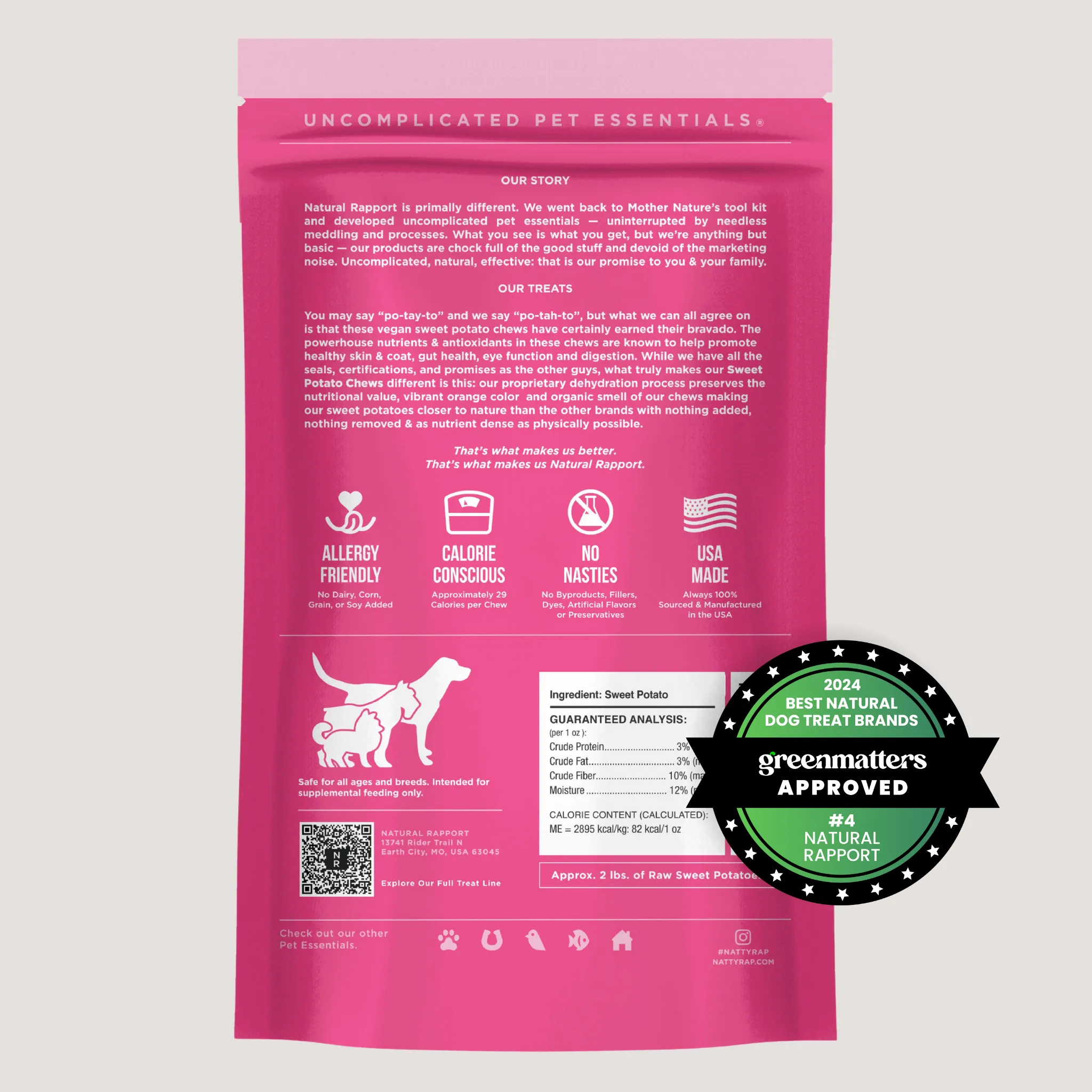 The Only Dehydrated Sweet Potato Chews Dogs Need - Wholesale