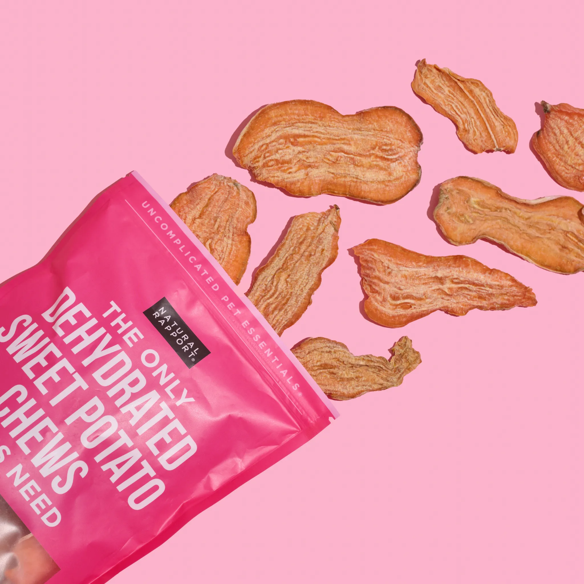 The Only Dehydrated Sweet Potato Chews Dogs Need - Wholesale