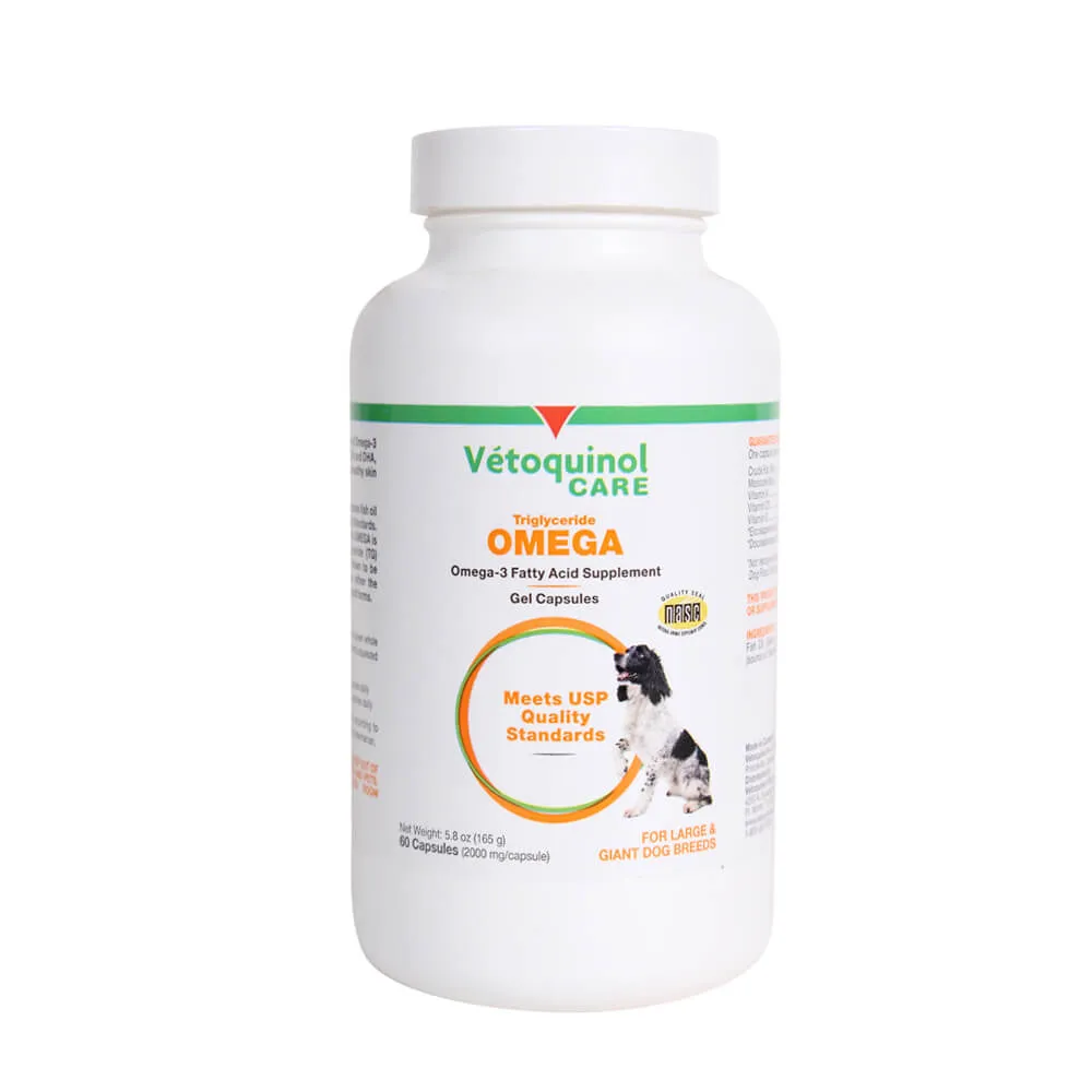 Triglyceride OMEGA Large Capsules for Large Dogs, 60 ct