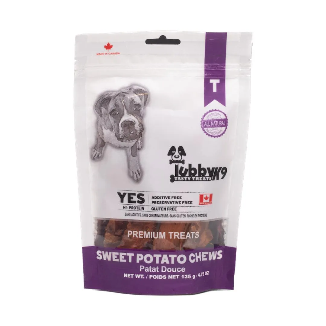 Tubby K9 Tasty Dog Treats Sweet Potato Chews