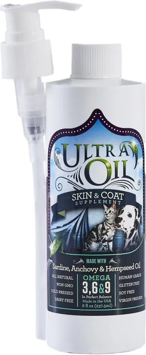 Ultra Oil Skin & Coat Supplement with Hempseed Oil