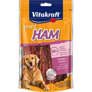 Vitakraft Dog Treats Pure Ham Strips 80g