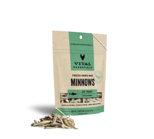 Vital Essentials Freeze Dried Minnows for Cats .5oz