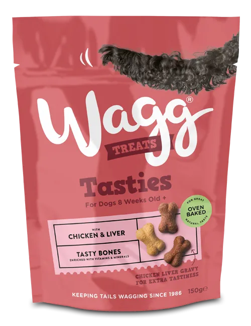 Wagg Tasty Bones with Chicken & Liver 150g