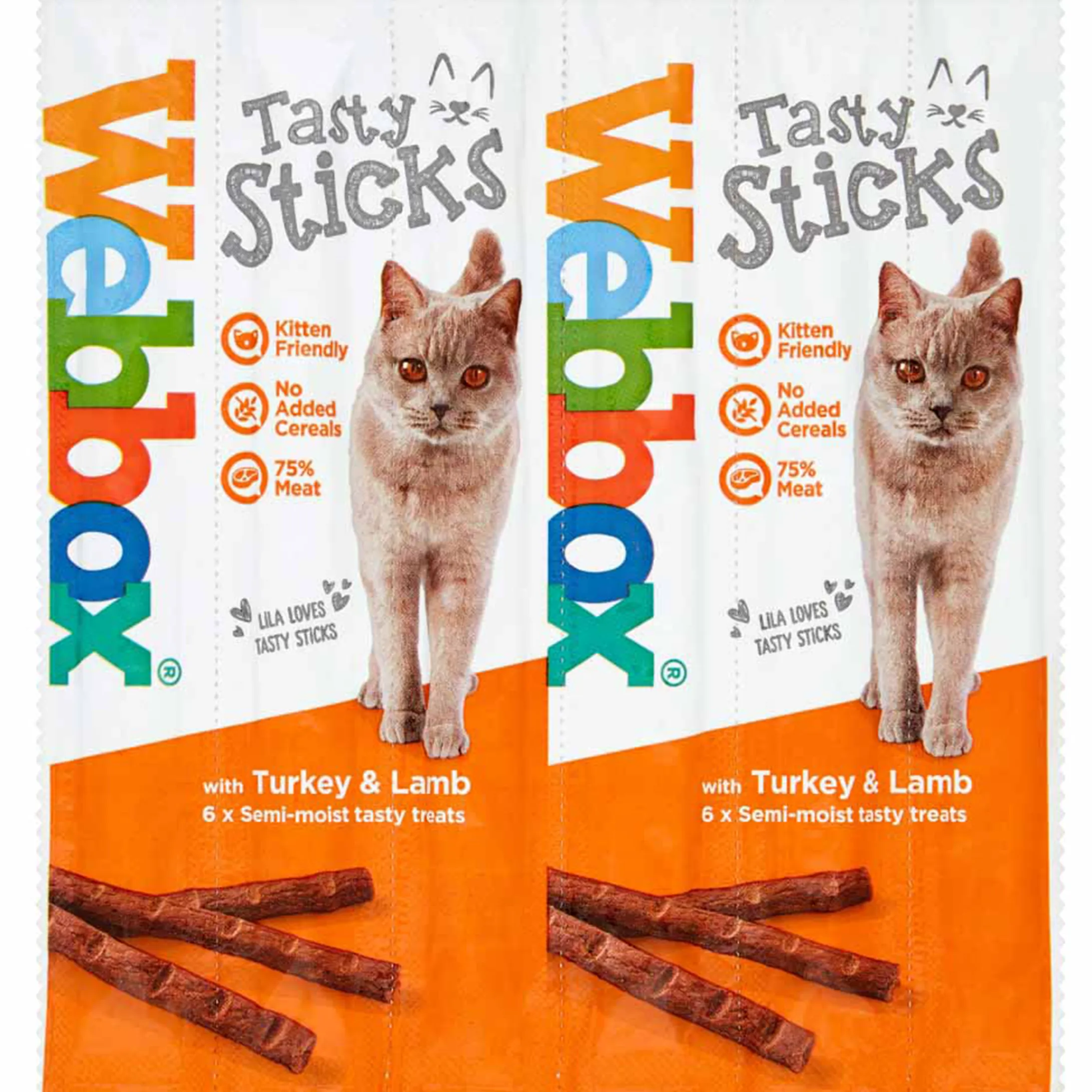 Webbox Tasty Sticks Turkey & Lamb Cat Treats