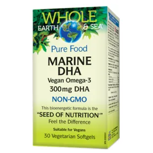 Whole Earth & Sea Pure Food Marine DHA (30vcap)