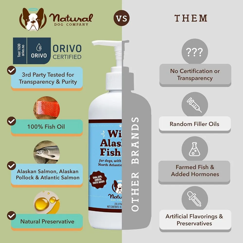 Wild Alaskan Fish Oil Food Supplement for Dogs