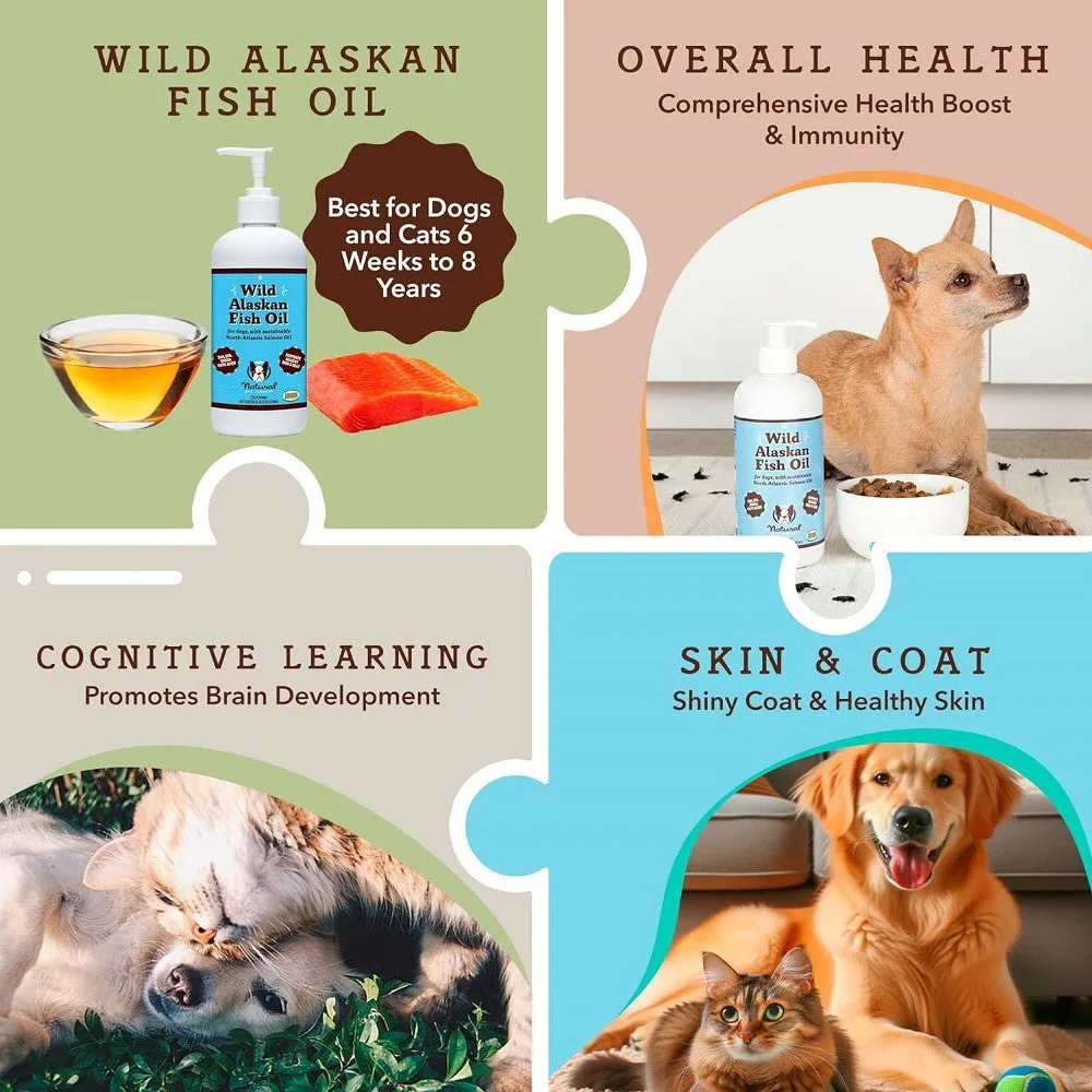 Wild Alaskan Fish Oil Food Supplement for Dogs