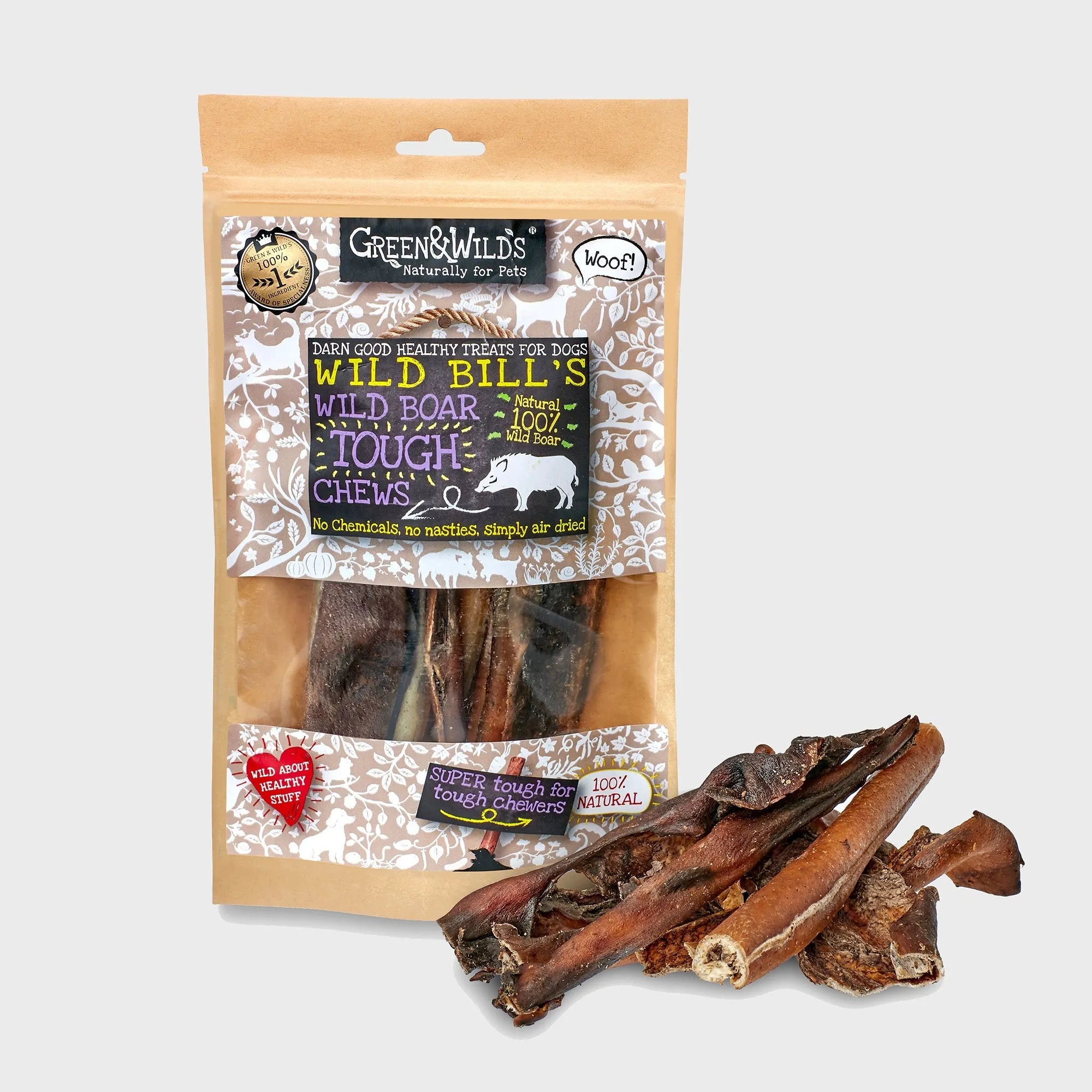 Wild Boar Tough Chews 160g