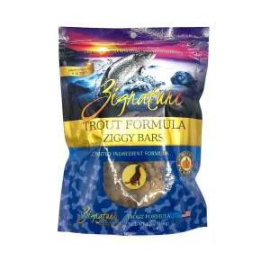 Zignature Ziggy Bar Trout Formula Dog Treats 12 oz bag