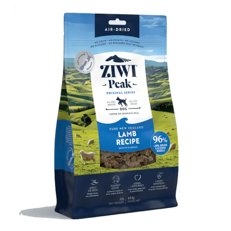 Ziwi Peak Air-Dried New Zealand Lamb Recipe